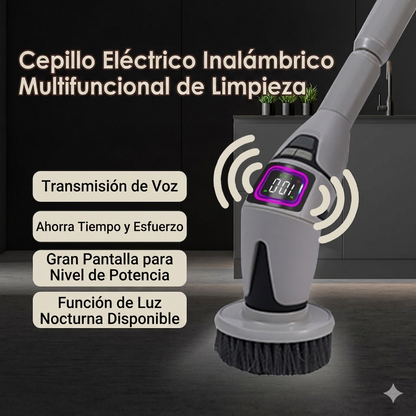 Cepillo Eléctrico de Limpieza Retráctil y Multifunción